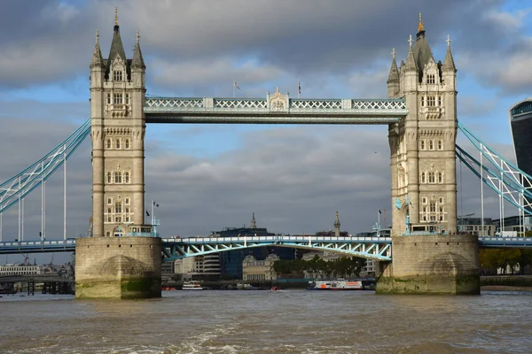 Londres Inglaterra Outubro 2021 Tower Bridge — Fotografia de Stock