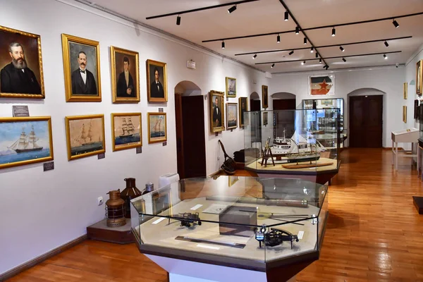 Kotor Montenegro Septiembre 2021 Museo Marítimo Ciudad Vieja — Foto de Stock