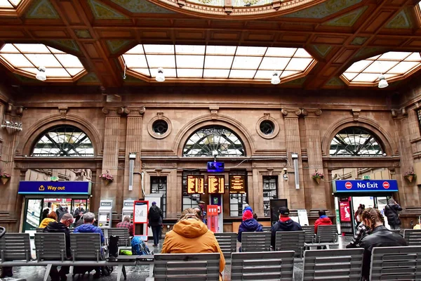 Edinburgh Skottland Oktober 2021 Stationen — Stockfoto