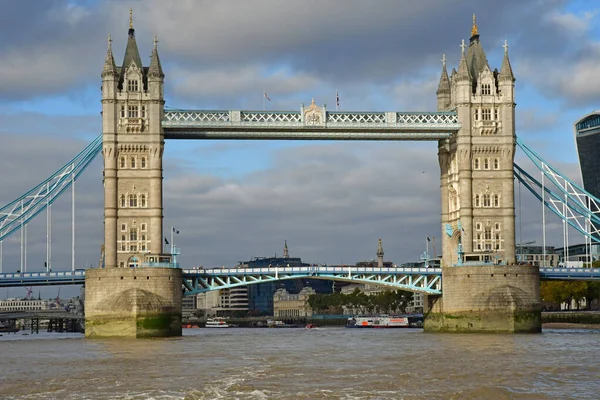 Londres Inglaterra Outubro 2021 Tower Bridge — Fotografia de Stock