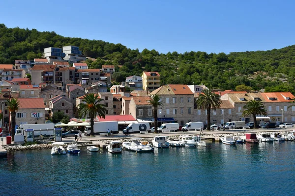 Vis Croatia September 2021 Picturesque Old City — 스톡 사진