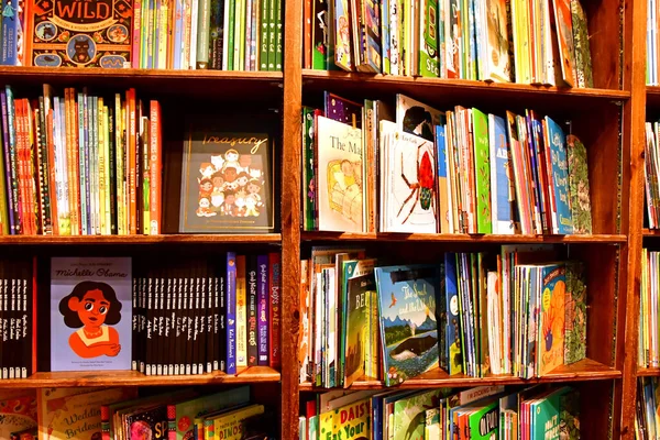 London Hampstead England October 2021 Book Shop Belsize Park District — Stock Photo, Image