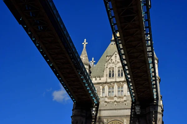 London Anglia 2021 Október Tower Bridge — Stock Fotó