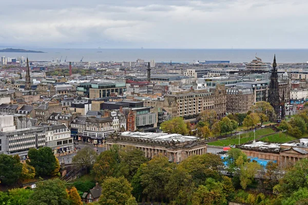 Edinburgh Skoçya Ekim 2021 Eski Resim Şehri — Stok fotoğraf