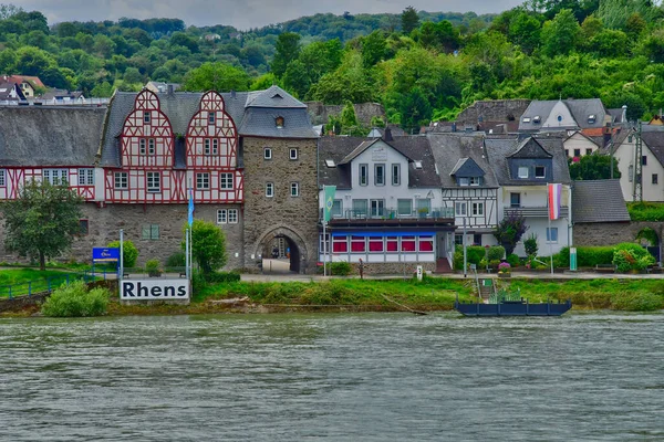 Lembah Rhine Germany Agustus 2021 Lembah Kastil Abad Pertengahan — Stok Foto