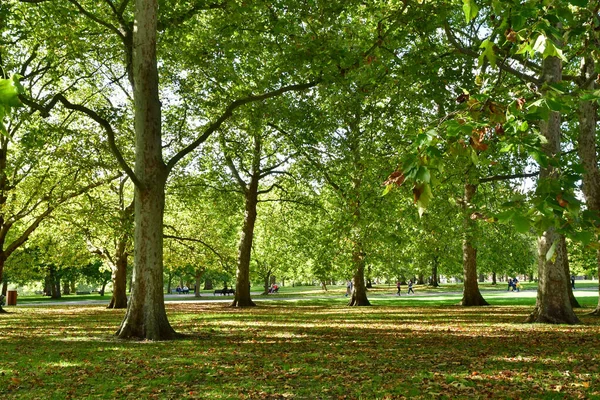 Londres Inglaterra Outubro 2021 Green Park — Fotografia de Stock
