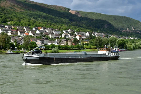 Rhine Valley Germany August 2021 Valley Medieval Castles — Stock Photo, Image