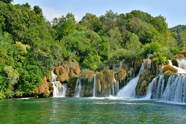 Хорватія Сібеник September 2021 Мальовничий Національний Парк Крка — стокове фото