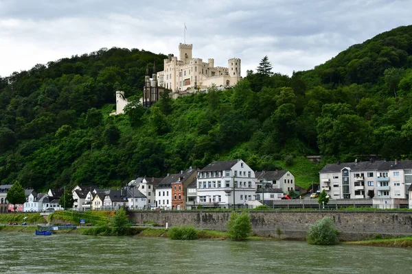 Rhine Lembah Germany Agustus 2021 Stotzenfels Benteng Dekat Coblenz — Stok Foto