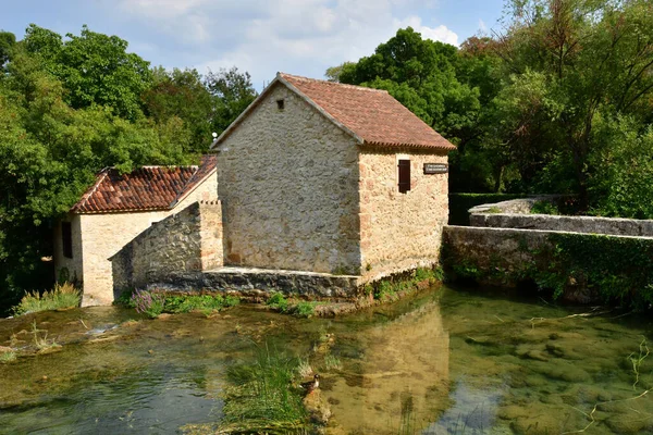 Hırvatistan Sibenik Eylül 2021 Krka Nın Pitoresk Ulusal Parkı — Stok fotoğraf