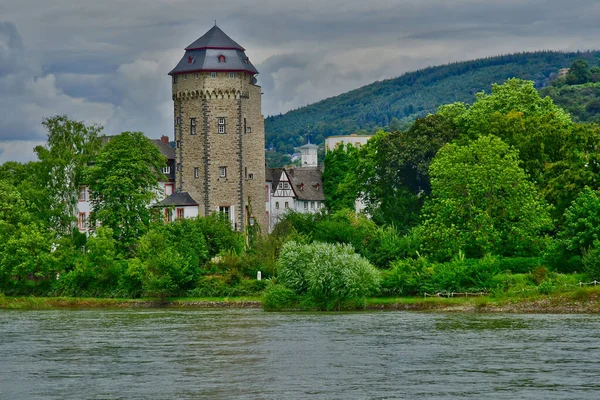 Ρήνου Κοιλάδα Γερμανία Αύγουστος 2021 Κοιλάδα Των Μεσαιωνικών Κάστρων — Φωτογραφία Αρχείου