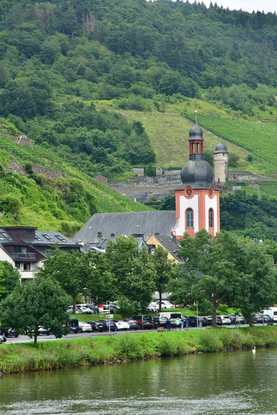 Moseltal Zell Deutschland August 2021 Das Tal Der Weinberge — Stockfoto