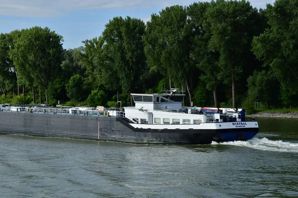 莱茵河谷 2021年8月11日 斯特拉斯堡与美因茨之间的巡航 — 图库照片
