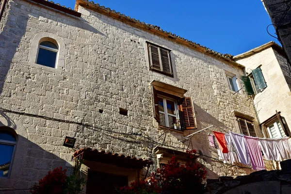 Trogir Croácia Setembro 2021 Pitoresca Cidade Velha — Fotografia de Stock