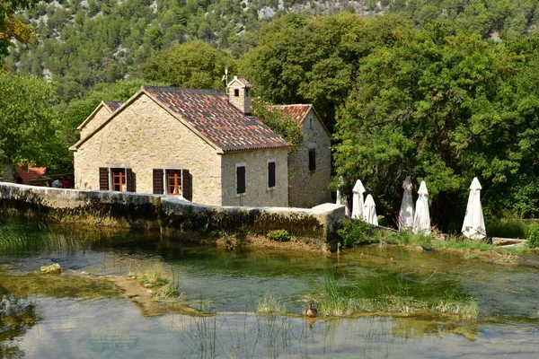 Kroatië Sibenik September 2021 Het Pittoreske Nationaal Park Krka — Stockfoto