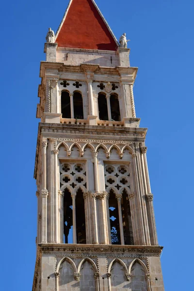 Trogir Croácia Setembro 2021 Catedral Saint Laurent — Fotografia de Stock