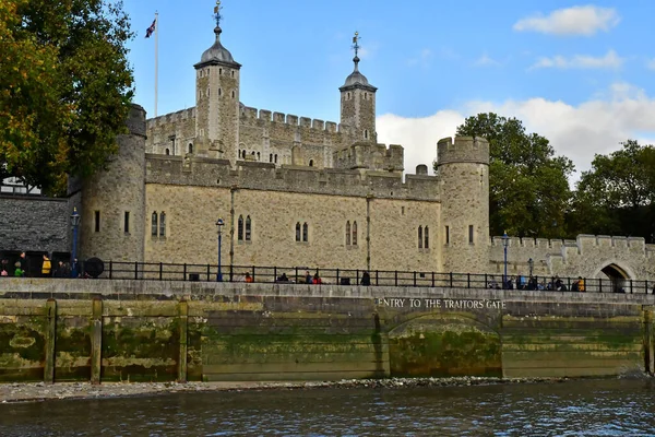 Лондон Хэмпстед Англия Октября 2021 Года Лондонский Тауэр Построенный 1066 — стоковое фото