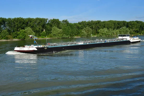 莱茵河谷 2021年8月11日 斯特拉斯堡与美因茨之间的巡航 — 图库照片