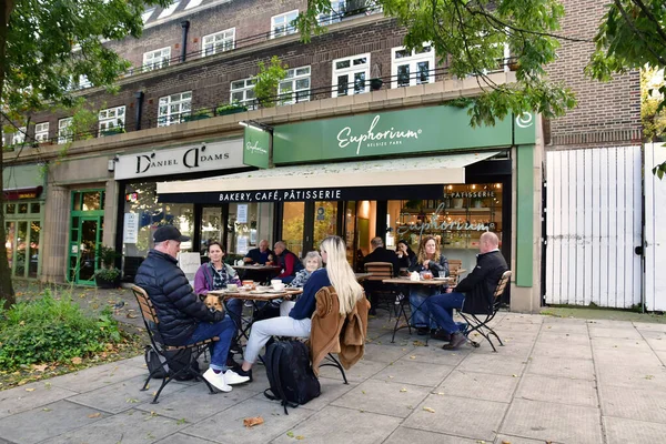 Londýn Hampstead Anglie Října 2021 Okres Belsize Park — Stock fotografie