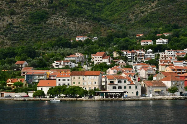 Kotor Czarnogóra Wrzesień 2021 Zatoka Kotor — Zdjęcie stockowe