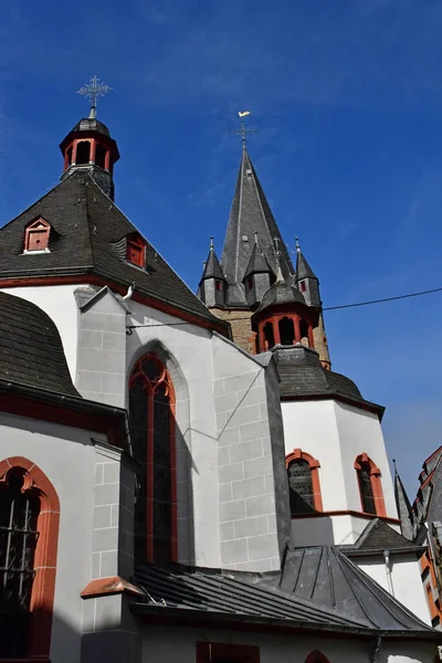 Bernkastel Kues Deutschland August 2021 Die Kirche Sankt Michael — Stockfoto