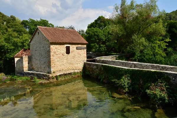 Hırvatistan Sibenik Eylül 2021 Krka Nın Pitoresk Ulusal Parkı — Stok fotoğraf