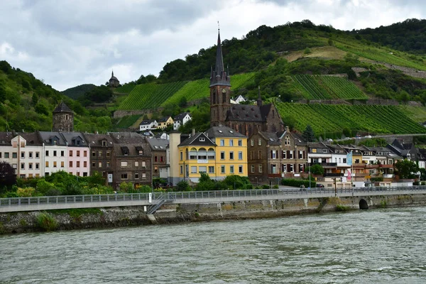 Rhine Valley Germany August 2021 Valley Medieval Castles — Stock Photo, Image