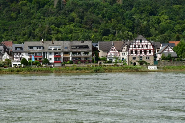 Rhine Valley Germany August 2021 Valley Medieval Castles — Stock Photo, Image