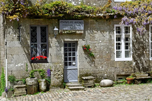 Locronan France Mai 2021 Vieux Village Pittoresque — Photo