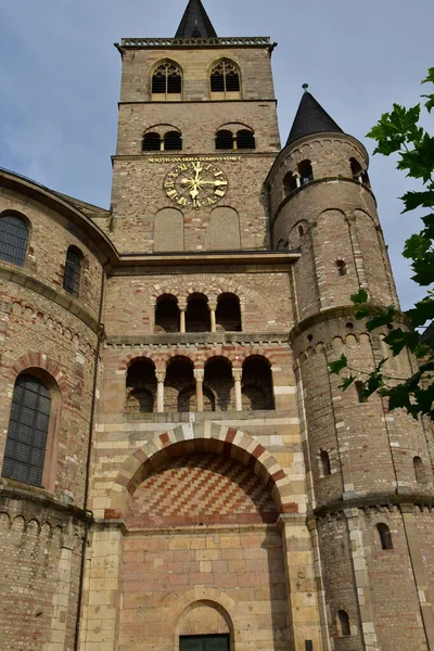 Trier Γερμανία Αυγούστου 2021 Γραφικός Καθεδρικός Ναός Του Αγίου Πέτρου — Φωτογραφία Αρχείου