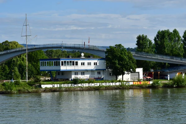 Dolina Renu Niemcy Sierpnia 2021 Dolina Renu Koło Wiesbaden — Zdjęcie stockowe