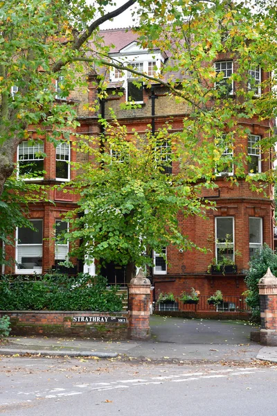 London Hampstead England October 2021 Belsize Park District — 图库照片