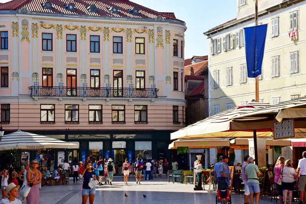 Split Kroatien September 2021 Die Malerische Stadt Sommer — Stockfoto