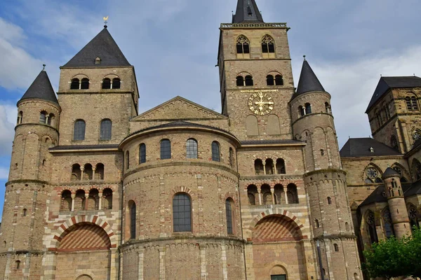 Trier Tyskland Augusti 2021 Den Pittoreska Sankt Peterskyrkan — Stockfoto