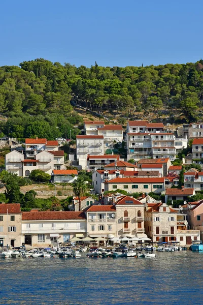 Hvar Croácia Setembro 2021 Cidade Pitoresca Verão — Fotografia de Stock