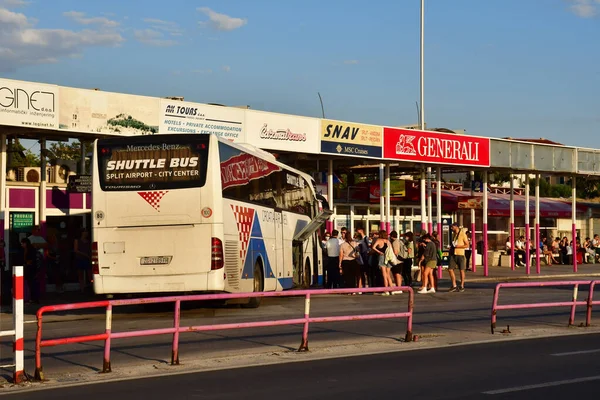 Split Chorvatsko Září 2021 Autobusové Nádraží — Stock fotografie