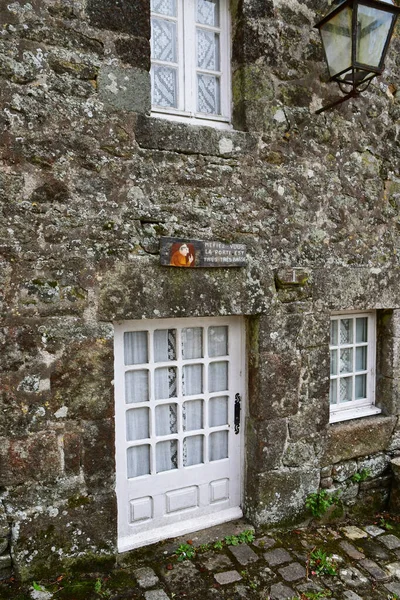 Locronan França Maio 2021 Pitoresca Aldeia Velha — Fotografia de Stock