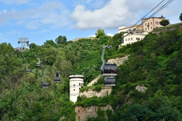 Coblence Allemagne Août 2021 Fort Ehrenbreitstein — Photo