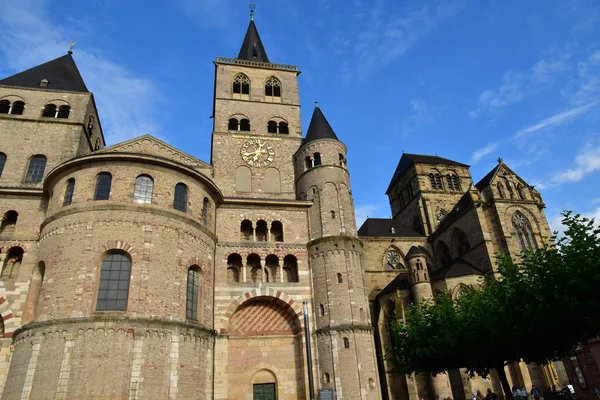 Trier Alemanha Agosto 2021 Pitoresca Catedral São Pedro — Fotografia de Stock