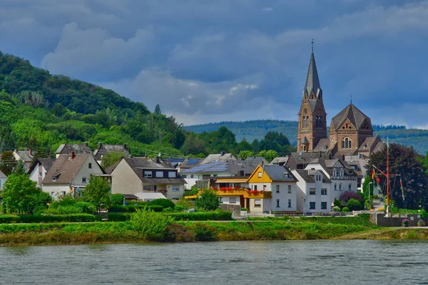 ライン渓谷 ドイツ 2021年8月11日中世の城の谷 — ストック写真