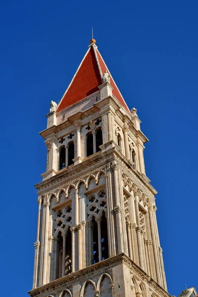 Trogir Croatia September 2021 Saint Laurent Cathedral — Stock Photo, Image