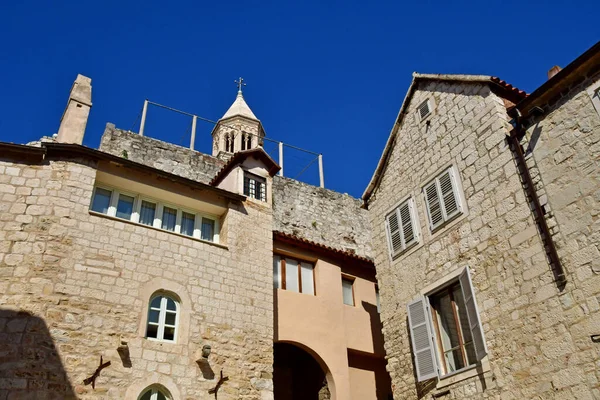 Split Croácia Setembro 2021 Palácio Diocleciano — Fotografia de Stock