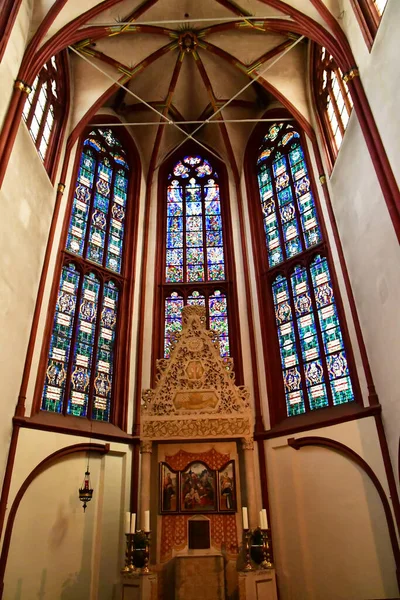 Koblencja Niemcy Sierpnia 2021 Kościół Matki Bożej — Zdjęcie stockowe