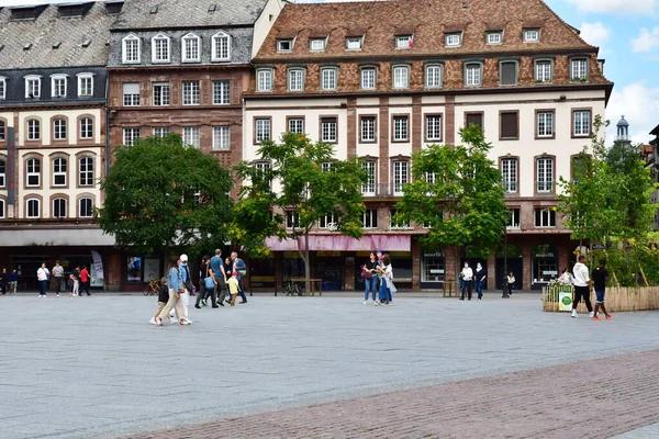 Straßburg Frankreich August 2021 Das Malerische Stadtzentrum Sommer — Stockfoto