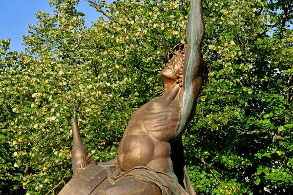 Remich Luxembourg August 2021 Sculpture City Centre — Stock Photo, Image