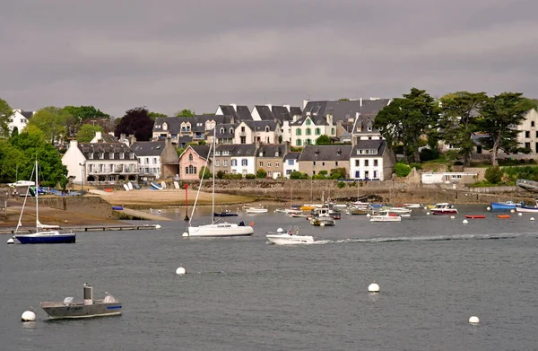 Combrit Sainte Marine Frankrijk Mei 2021 Het Uitzicht Stad Vanuit — Stockfoto