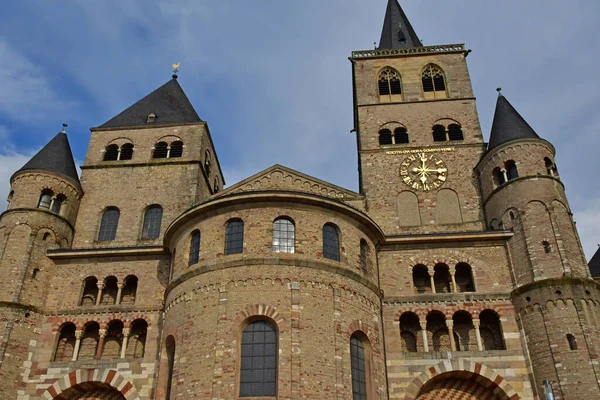 Trier Niemcy Sierpnia 2021 Malownicza Katedra Piotra — Zdjęcie stockowe