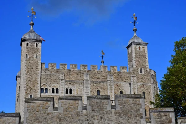 Лондон Хэмпстед Англия Октября 2021 Года Лондонский Тауэр Построенный 1066 — стоковое фото