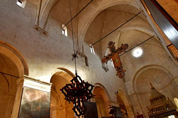 Trogir Croatia September 2021 Saint Laurent Cathedral — Stock Photo, Image