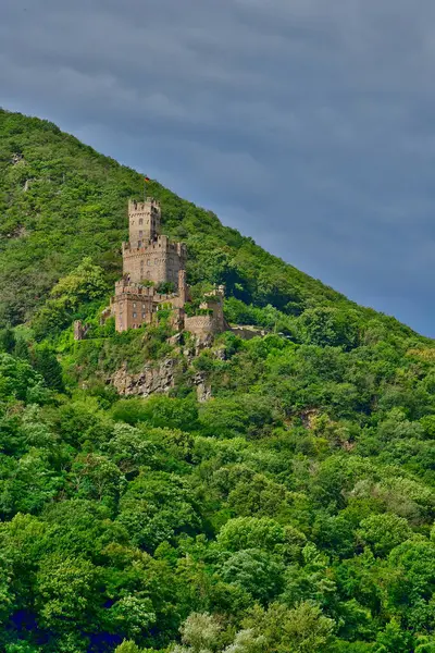 Rhine Valley Germany August 2021 Burg Sooneck Valley Medieval Castles — Stock Photo, Image